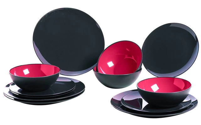 Juego De Vajilla De Melamina Línea Gris Gimex 12 Pzas. 4 Juego De Vajilla De Melamina Línea Gris Gimex 12 Pzas. - Imagen 2