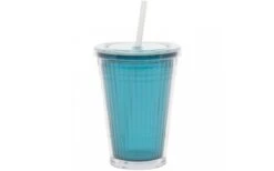 Taza Térmica Con Pajita 450 Ml