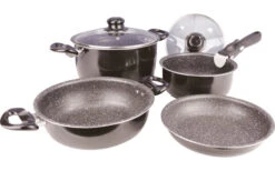 Juego De Ollas Gimex Black Line 7 Pzas. -Hogar General Tienda 260291 1856781