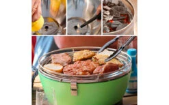 Feuerdesign Vesuvio Charcoal Grill / Table Grill Rojo -Hogar General Tienda 291145 2438089 1