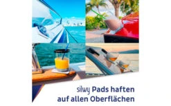 Silwy Imán Copas De Cristal Vino Con Posavasos 250 Ml Juego De 2