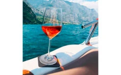 Silwy Imán Copas De Cristal Vino Con Posavasos 250 Ml Juego De 2 -Hogar General Tienda 362739 2548435