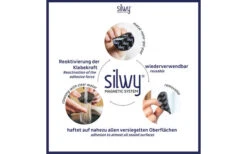 Silwy Power Magnets Incl. Almohadillas Adhesivas 4 Piezas 9 Silwy Power Magnets Incl. Almohadillas Adhesivas 4 Piezas -Hogar General Tienda 435789 3104682