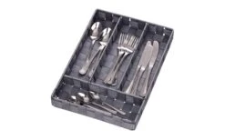 Cesta De Cubiertos Wenko Adria Gris