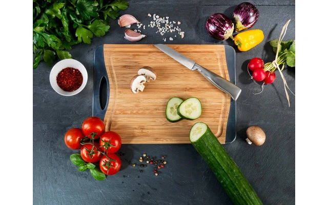 Tabla De Cortar De Bambú Antideslizante Wenko 28,5 X 1,5 X 20 Cm 4 Tabla De Cortar De Bambú Antideslizante Wenko 28,5 X 1,5 X 20 Cm - Imagen 3