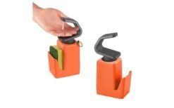 Jabonera Metaltex Tex 400 Ml Incl. Esponja Y Soporte Para Anillos Gris -Hogar General Tienda 497381 3367542 1