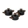 Bo-Camp Industrial Cookware Set Stewert Saucepan Set 3 Pieces