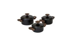 Bo-Camp Industrial Cookware Set Stewert Saucepan Set 3 Pieces