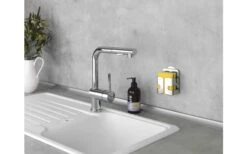 Wenko Turbo-Loc Soporte De Esponja De Acero Inoxidable, Fijación Sin Taladrar -Hogar General Tienda 516248 3543938