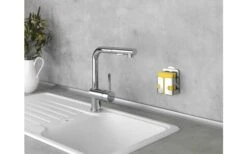 Wenko Turbo-Loc Soporte De Esponja De Acero Inoxidable, Fijación Sin Taladrar -Hogar General Tienda 516854 3543944