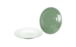 Plato Bo-Camp Bicolor Profundo 4 Piezas Verde/blanco -Hogar General Tienda 539521 3652912