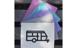 Pufz Swedish Tea Towel Caravan White