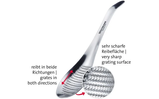 Westmark Cuchara Rallador Jengibre Plata 4 Westmark Cuchara Rallador Jengibre Plata - Imagen 2