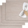 Westmark Uni Placemat 4 Piezas 42 X 32 Cm Beige Blanco -Hogar General Tienda 595959 4441491
