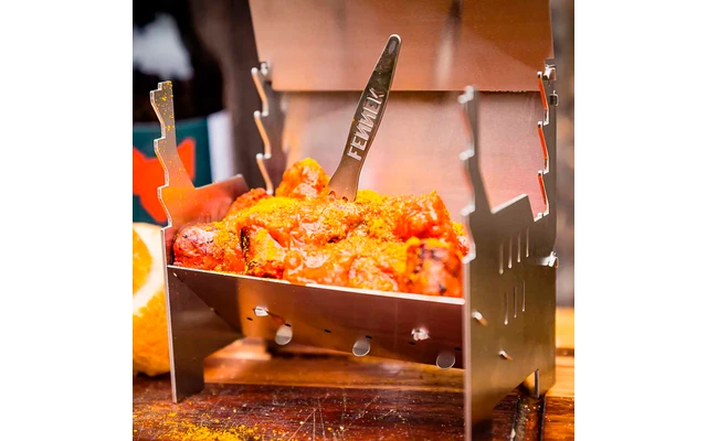 Fennek Mini Grill Acero Inoxidable 11,1 X 7,3 Cm 3 Fennek Mini Grill Acero Inoxidable 11,1 X 7,3 Cm