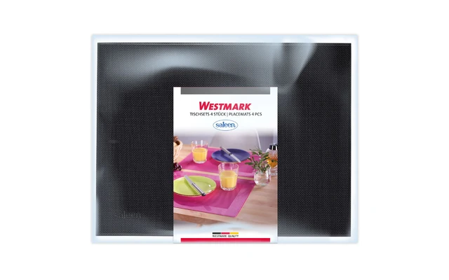 Westmark Uni Placemat 4 Piezas 42 X 32 Cm Beige Blanco 9 Westmark Uni Placemat 4 Piezas 42 X 32 Cm Beige Blanco - Imagen 7