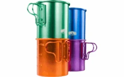 Taza De Aluminio Con Asas Plegables Y Escala De Medición GSI Bugaboo 415 Ml Naranja -Hogar General Tienda 655224 4581171