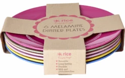 Rice Plato De Arroz De Melamina - 6 Piezas