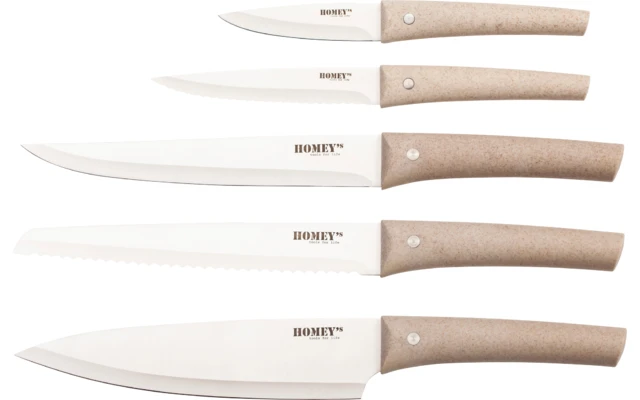 Homeys Cuchillo Vitt 33 Cm Beige/plata 4 Homeys Cuchillo Vitt 33 Cm Beige/plata - Imagen 2
