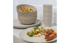 Plato Koziol Club Plano 260 Mm Nature Gris Ceniza