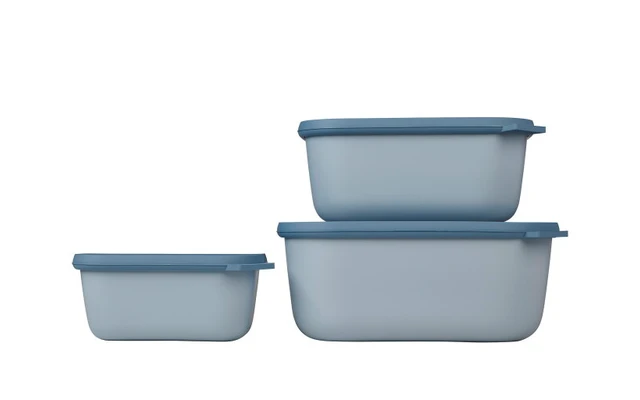 Mepal Cirqula Juego Multi Cuenco Rectangular Alto 3 Piezas 750 / 1500 / 3000 Ml Negro Nórdico 5 Mepal Cirqula Juego Multi Cuenco Rectangular Alto 3 Piezas 750 / 1500 / 3000 Ml Negro Nórdico - Imagen 3